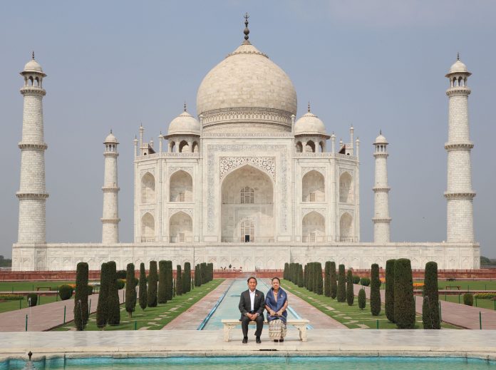 The most popular monuments are Taj Mahal