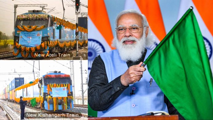 PM Modi inaugurates Container Train
