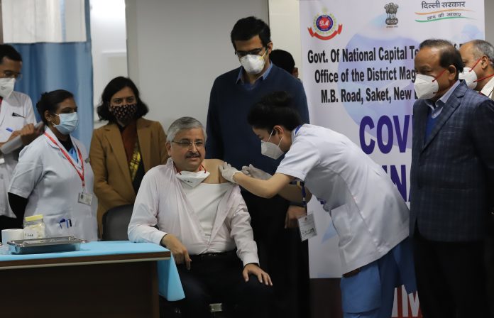 COVID-19 vaccination drive begins at AIIMS in Delhi