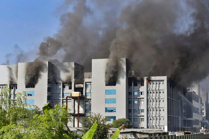 Fire at SII Pune