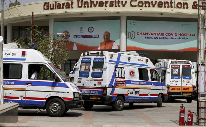 COVID-19 patients in Ahmedabad
