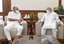 વડાપ્રધાન મોદી અને શરદ પવાર વચ્ચે દિલ્હીમાં મુલાકાત