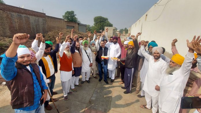 Farmers celebrate in Bathinda