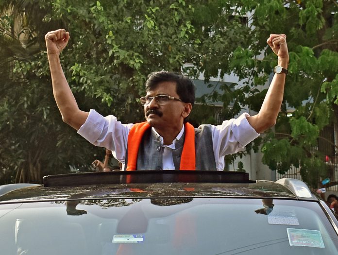 Shiv Sena leader Sanjay Raut came out of jail after three months
