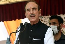 Congress leader Ghulam Nabi Azad