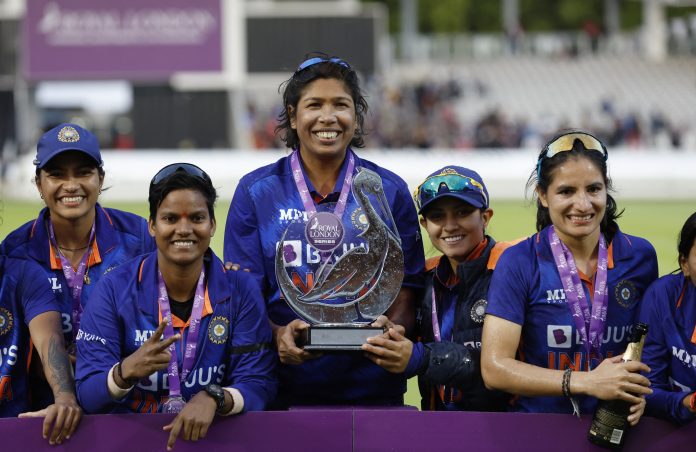 Indian women's cricket team beat England 3-0 in their home ODI