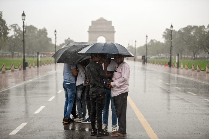 Life affected by heavy rains in Delhi and surrounding areas