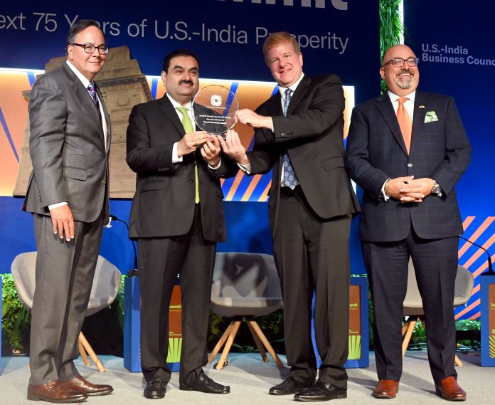 Gautam Adani honored with USIBC Global Leadership