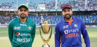 India's Rohit Sharma and Pakistan's Babar Azam