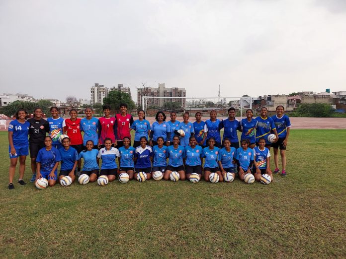 Gujarat women's football team will play in National Games for the first time