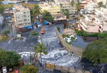 India's technology hub Bangalore water bombed by heavy rains