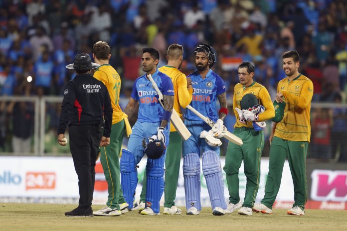 India won by 8 wickets in the first T20 against South Africa