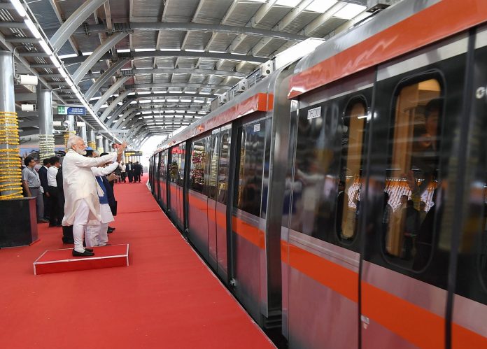 Ahmedabad Metro, Thaltej to Vastral Metro, Narendra Modi