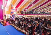 Tribute to Queen by Sri Muktjivan Swamibapa Pipe Band