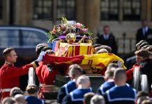 Queen Elizabeth-III's funeral procession