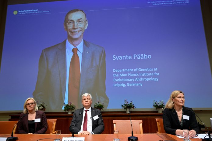 Swedish Nobel Prize in Medicine to Svante Pabo