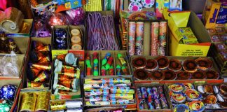 Jail up to 6 months ,bursting firecrackers in Delhi