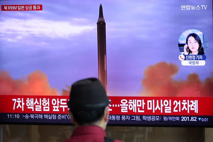 North Korea fired missiles from Japan
