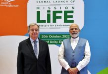 Modi and UN Secretary General launched Mission Life from Kevadia