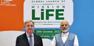 Modi and UN Secretary General launched Mission Life from Kevadia