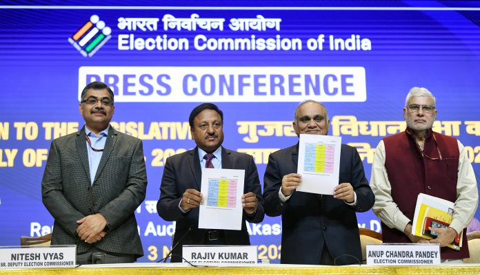 The Election Commission rejected the allegations of bias in Gujarat election date