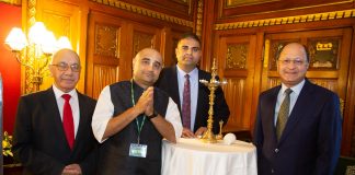 Stockport MP Navendu Mishra organized the Diwali festival for the second consecutive year