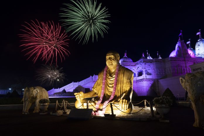 Neasdon Swaminarayan Temple supported a local foodbank on the occasion of Diwali