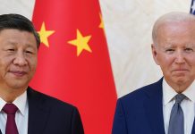 Meeting between Biden and Jinping during the G-20 summit