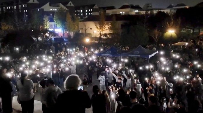 Fierce protest against Corona lockdown in China