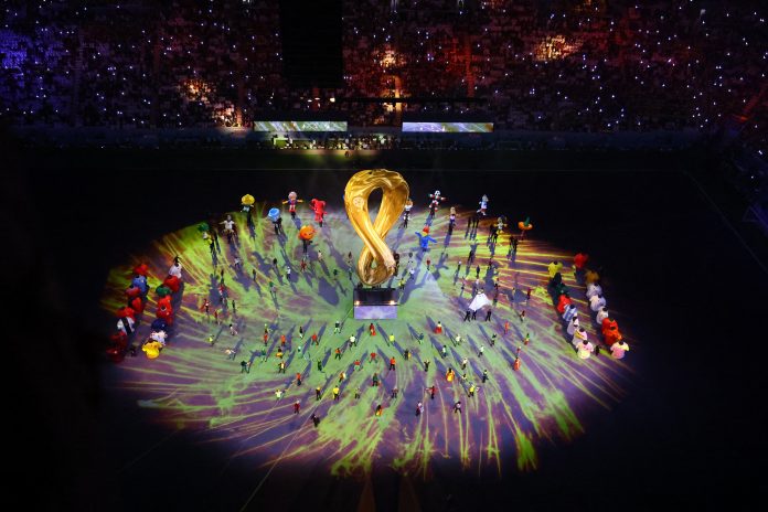 A colorful start to the Football World Cup in Qatar