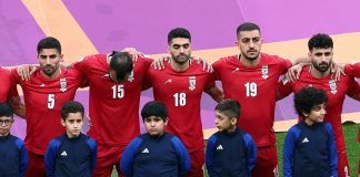 Iran players refuse to sing national anthem at football world cup
