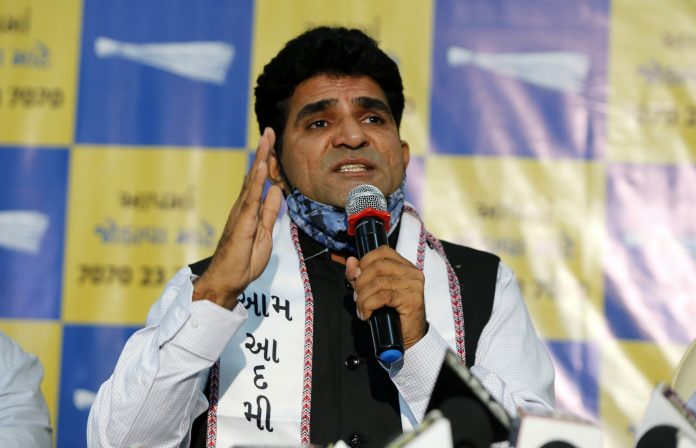 AAP organization changes in Gujarat, Isudan region president