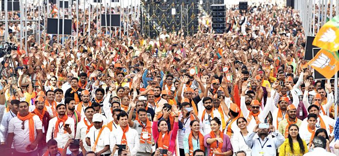 Modi's election campaign in Surat, Saurashtra