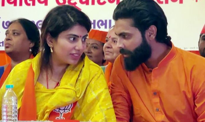 Cricketer Ravindra Jadeja's wife Rivaba filed the nomination