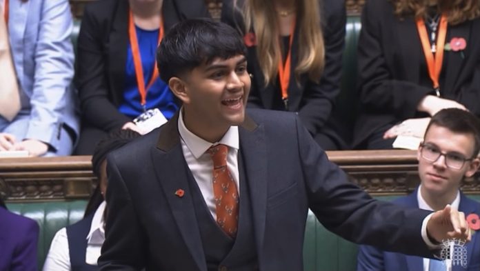 British-Indian Youth MP Dev Sharma ,House of Commons