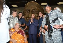 Former President of India Ram Nath Kovind visiting the Statue of Unity
