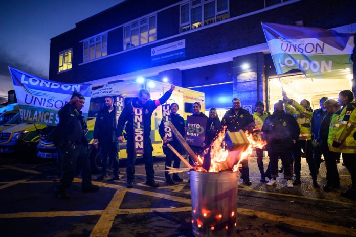 Ambulance Staff Strike