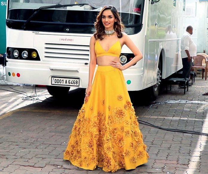 Who is Manushi Chhillar with?