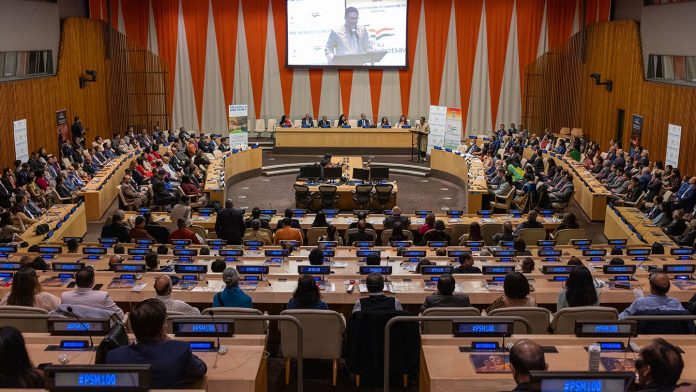 UNO celebrated the birth centenary of Pramukh Swami Maharaj