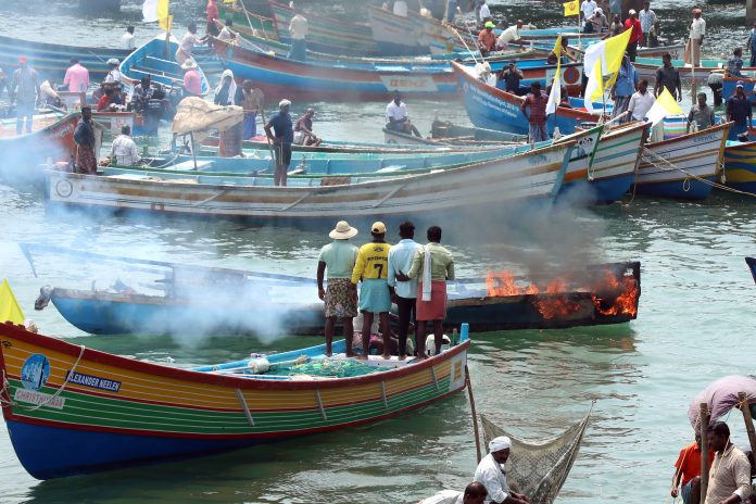 Violent protests against Adani's port in Kerala