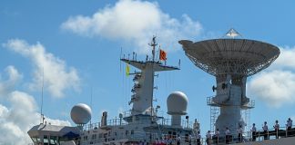 Chinese spy ship spotted in Indian Ocean,India's missile test plans