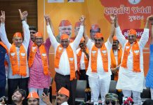 BJP's historic victory in Gujarat riding on Modi's charisma