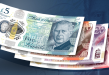 The design of the banknote featuring the image of King Charles III was unveiled