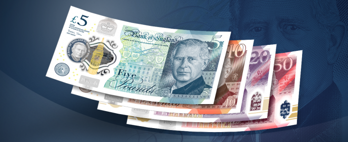 The design of the banknote featuring the image of King Charles III was unveiled