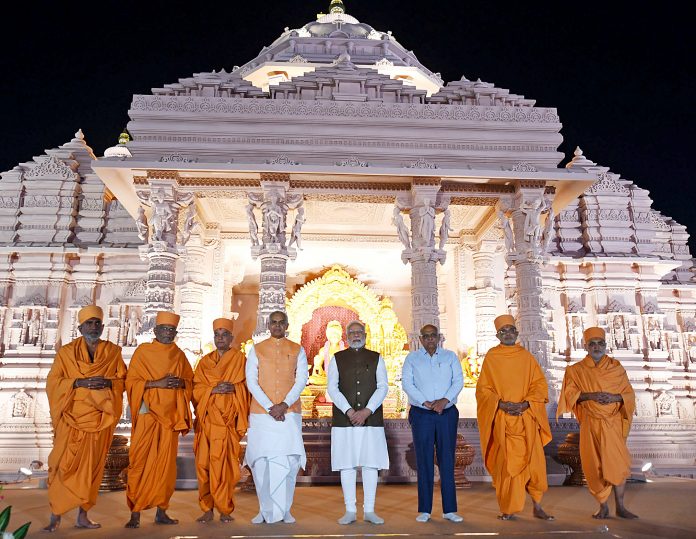 Pramukhswami Maharaj was paternalistic and a true social reformer: Modi