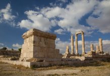 Remains of a temple were found during excavations in Iran