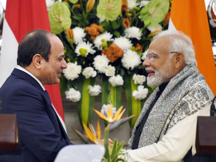 Defense and trade agreement between India and Egypt