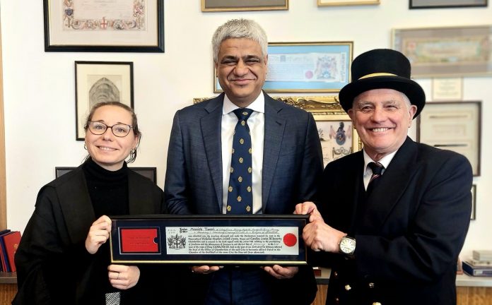 Freedom of the City of London awarded to British Indian entrepreneur Manish Tiwari