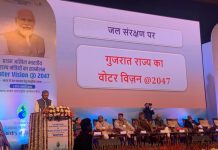 Availability of water per person in Gujarat will be 1700 cubic meters in 2047
