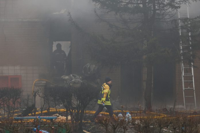 helicopter crash in Ukraine